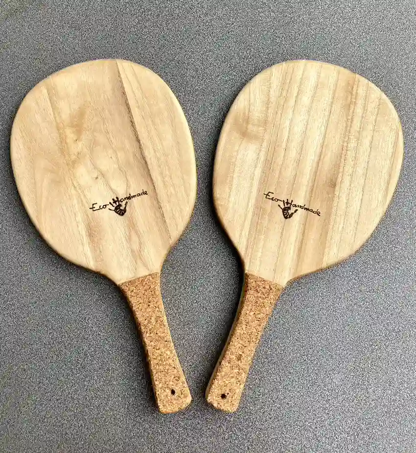 Frescobol wooden paddles
